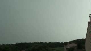 Orage du 2 juin 2012  Foudre éclair  Lightning strike  HD [upl. by Ruprecht]