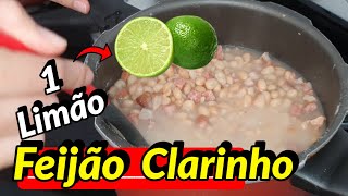 Como Cozinhar Feijão Clarinho  Rápido e Muito Fácil [upl. by Autumn]