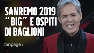 Sanremo 2019 tutti i quotBigquot e gli ospiti di Baglioni allAriston [upl. by Mommy]