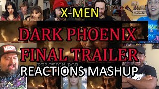 XMen Dark Phoenix Final Trailer  REACTIONS Mashup [upl. by Nhar]