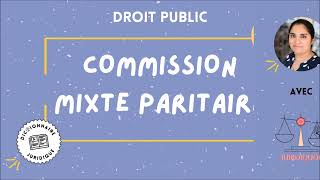 COMMISSION MIXTE PARITAIRE 🔤 [upl. by Chloe]