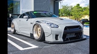 Nissan GTR Black Edition LIBERTY WALK ZERO 30 30 Performance at Prestige Imports Miami [upl. by Aihsatal]