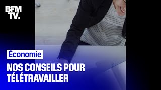 Télétravail  nos conseils pour bien sorganiser [upl. by Aidahs]