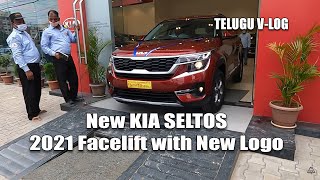 KIA SELTOS 2021 delivery  Telugu  New logo  KIA SELTOS HTK PLUS  HYDERABAD [upl. by Niliac]