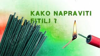 EXPERIMENT 7  KAKO NAPRAVITI FITILJ  HOW TO MAKE FUSE [upl. by Virgilia10]