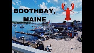 BOOTHBAY HARBOR MAINE  TRAVEL VIDEO [upl. by Henrik]