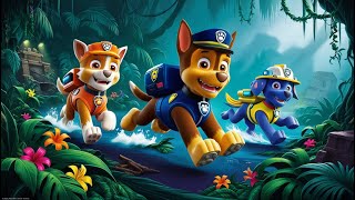 Paw Patrol Mighty Movie  Chase zuma and Skye  adventure in the dark forest  Rainbow Friends 3 [upl. by Loella677]