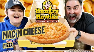 Hungry Howies Mac N Cheese Pizza Review [upl. by Lledyl]