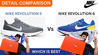 Nike Revolution 5 Vs Nike Revolution 6 Comparison  Revolution 5 VS Revolution 6 Comparison [upl. by Aicilyt453]