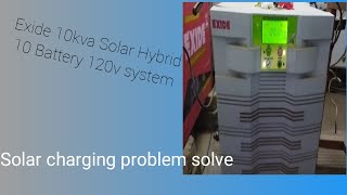 Exide 10kva solar hybrid 120 volt [upl. by Oicapot]