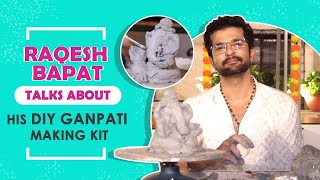 Raqesh Bapat Gives A Tutorial on How To Create DIY Ganpati  India Forums [upl. by Naivatco]