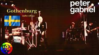 PETER GABRIEL  1980 09 31  GOTHENBURG  SCANDINAVIUM  CHINA 1984 TOUR  SWEDEN Audio [upl. by Virg]