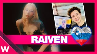 🇸🇮 Raiven INTERVIEW  Slovenias Eurovision 2024 act reacts to her selection [upl. by Maddis630]