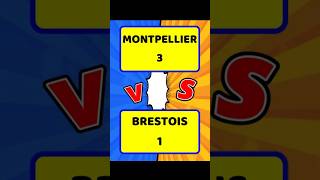 MONTPELLIER VS BREST 10 NOV 24 KAM 9 CHANNEL shortsyoutube shortvideo video shorts [upl. by Graniela]