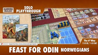 Feast for Odin  Solo Playthrough [upl. by Maleki]