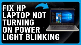 HP Laptop Not Turning On Power Light Blinking Meaning Why It Occurs And How To Resolve The Issue [upl. by Thedric]