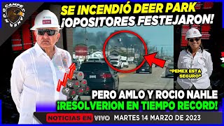 DE ÚLTIMA HORA SE INCENDIA LA REFINERIA DEER PARK PERO AMLO Y ROCIO LO RESOLVIERON ¡RAPIDAMENTE [upl. by Malley464]