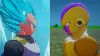 Dragon Ball Xenoverse 2 PS5 SSGSS Vegeta Vs Golden Frieza Gameplay [upl. by Sauncho313]