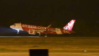 Thai AirAsia Airbus A320neo POWERFUL takeoff from Khon Kaen [upl. by Joselow]