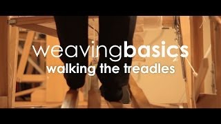 Weaving Basics Walking the Treadles [upl. by Kori]