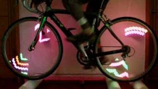 MonkeyLectric Monkey Light m133s 몽키 라이트  Roadbike네개 장착 [upl. by Valiant223]