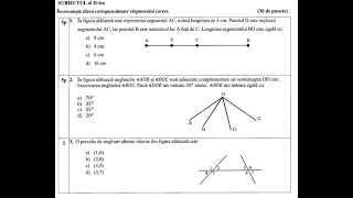 Simulare examen EN matematică ISJ Buzău  noiembrie 2024  Subiectele I şi II [upl. by Llerrah]