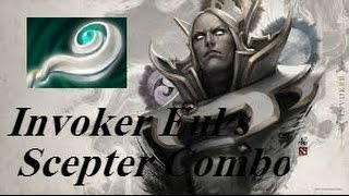 Invoker Euls Scepter Combo [upl. by Nomyt]