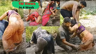 Desi Holi Bihar  Kichar Holi  Dirty Holi  Dirty Holi  Village Holi  Bihar Holi [upl. by Auhsaj]