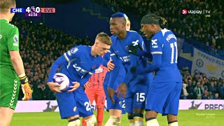 Chelseas Shocking Penalty Drama vs Everton 😳😱  Madueke amp Jackson Fight Cole Palmer for Penalty [upl. by Adnarb567]