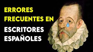 ❌ ERRORES frecuentes en ESCRITORES ESPAÑOLES leísmo mal uso de infinitivo tilde en solo etc 🇪🇸 [upl. by Sissel]