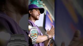 Shah Rukh Khans 25000 Rolex Oyster Perpetual Celebration Dial A Closer Look [upl. by Lehcear]