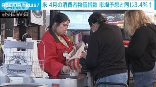 【速報】米国の4月の消費者物価指数 前年同月比で34％上昇 伸び率は3カ月ぶり縮小2024年5月15日 [upl. by Hseyaj250]