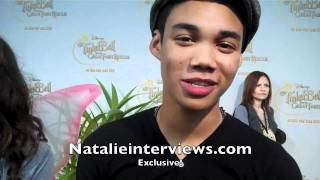 Roshon Fegan and Maria Canals Barrera Interview Tinkerbell Premiere [upl. by River]