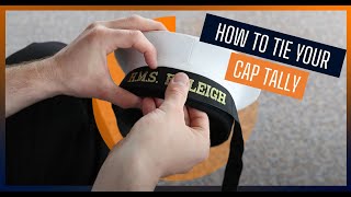 How to tie your cap tally  Royal Navy [upl. by Dlaner]