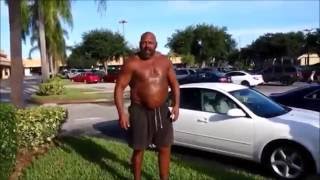 Big Lenny gets tasered  insane pre workout motivation [upl. by Eirdua]