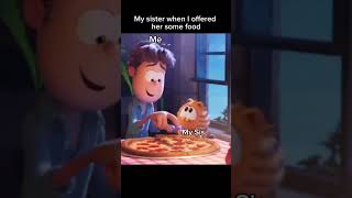 My Sister When I Offered Her Some Food garfield funny memes [upl. by Laurentia]