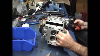 Tutorial Τρίψιμο βαλβίδων σε Vstrom How to grind Vstrom valve seats without special tools [upl. by Nikoletta]