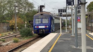 Spot TransilienJN Nat Z50000 VB2N BB27300 Regio2N TER VO2N Nomad en gare de EpôneMézières [upl. by Japeth484]