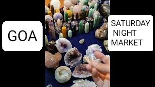 Goa travel family vlog part 3 Saturday night market shoppingflea market [upl. by Nylekcaj]