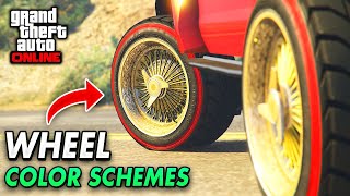 Clean Wheel Color Combos to Put on Your Cars in GTA 5 Online Best Wheel Colors [upl. by Ajtak]