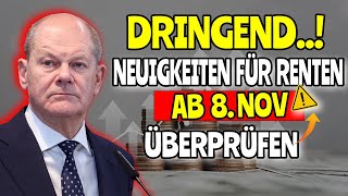 Rentenreform ab 8 November Wichtige Neuerungen für Rentner im Überblick [upl. by Anes583]