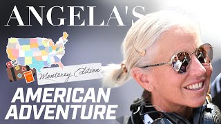 Angela Cullen takes on Laguna Secas worldfamous Corkscrew  Angelas American Adventure  INDYCAR [upl. by Noislla]