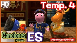 Backyardigans — ¡Alcancen ese tren Canciones [upl. by Amoritta]