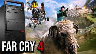 FAR CRY 4 VS PC DE OFICINA  LENOVO M900 [upl. by Anertac]