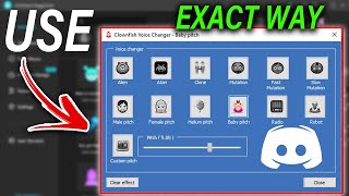 How To Use Clownfish Voice Changer on Discord  Full Guide [upl. by Brechtel375]