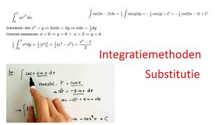 Integratiemethoden Substitutie [upl. by Alita]