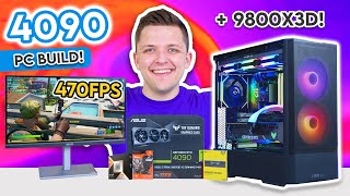 The FASTEST Gaming PC Build Right Now 🚀 Ryzen 9800X3D amp RTX 4090 w 4K Benchmarks [upl. by Kcirrek]