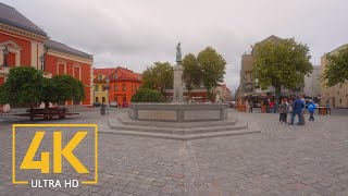 Charming Old Town of Klaipėda Lithuania Walking Tour with City Sounds 4K Ultra HD [upl. by Ingra]