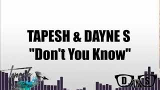 Tapesh amp Dayne S  Dont You Know Noir Music [upl. by Bernardine]