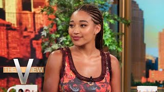 Amandla Stenberg Talks Starring In New Star Wars Series The Acolyte  The View [upl. by Akimat]